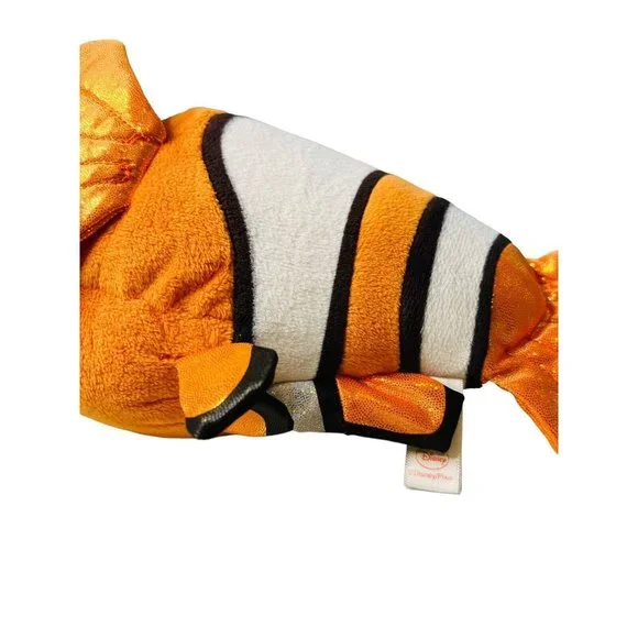 NEMO Ty Sparkle Disney Finding Dory Beanie Plush 12" Clown Fish Stuffed Animal - Picture 4 of 10